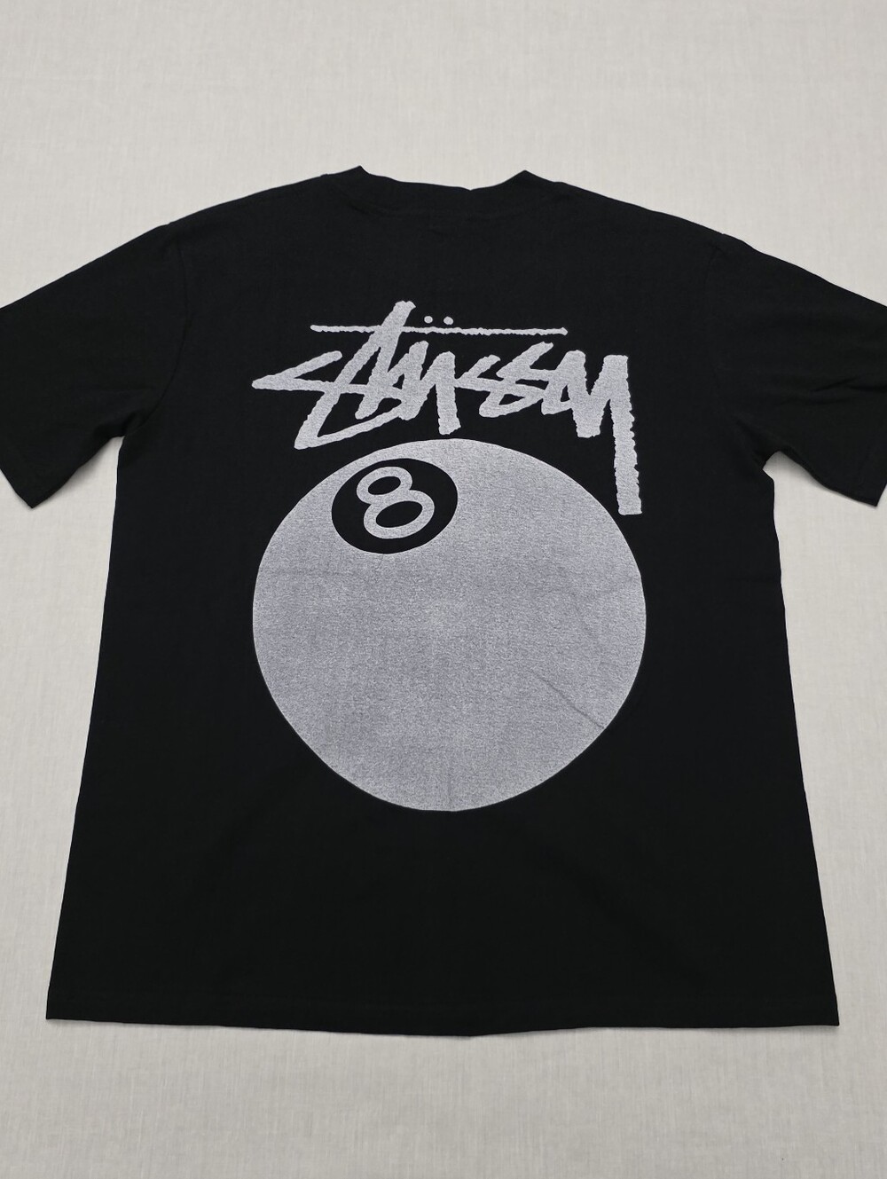 8 Ball Pigment Dyed Black Shirt Size Medium - Picture 4 of 4